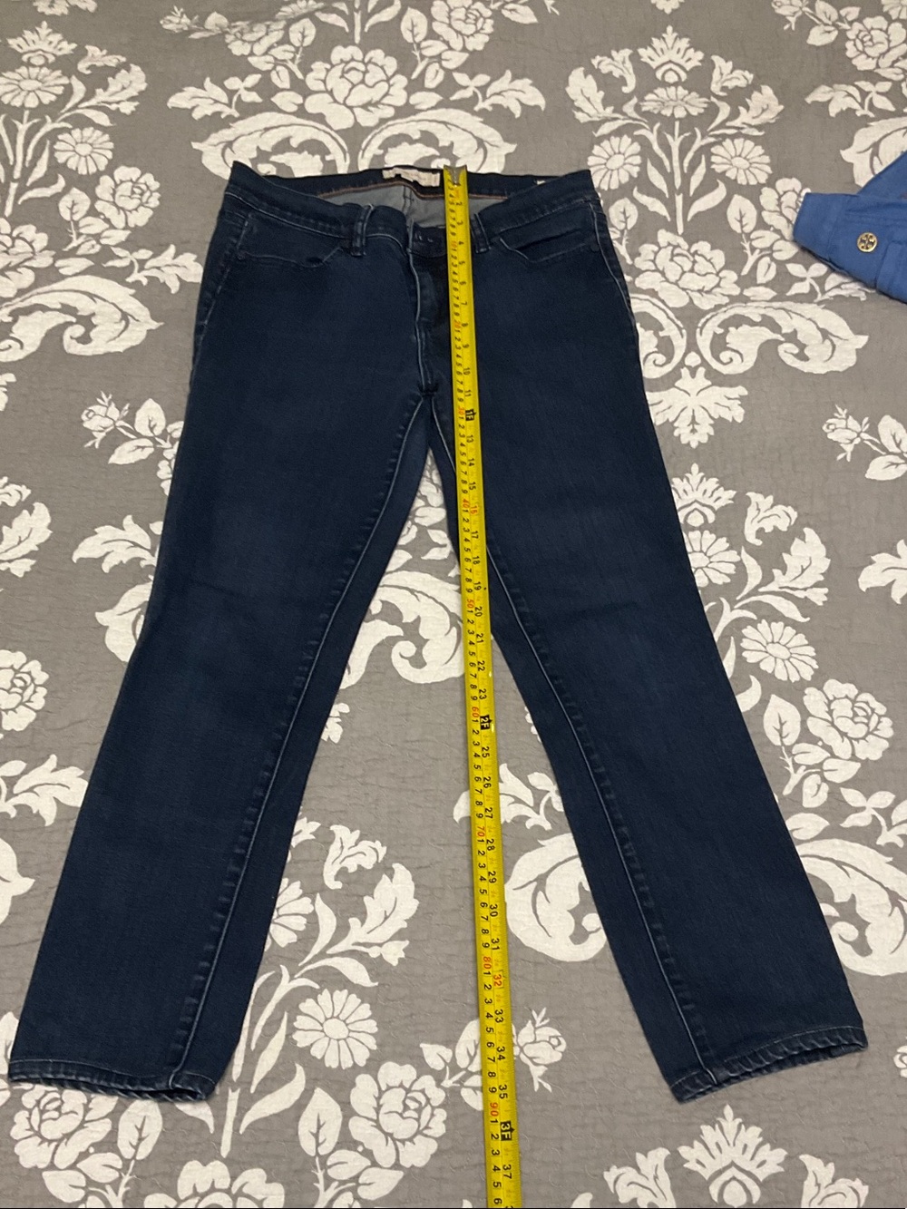 Tory Burch Dark Navy Skinny Jeans